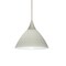 Besa Lighting Domi Cord Pendant, Chalk, Satin Nickel Finish, 1x5W LED 1XT-1743KR-LED-SN - alternate 1